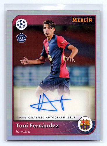 Toni Fernández 2024 Panini Merlin Chrome