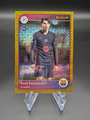 Toni Fernández 2024 Topps Merlin Chrome Parallel /50