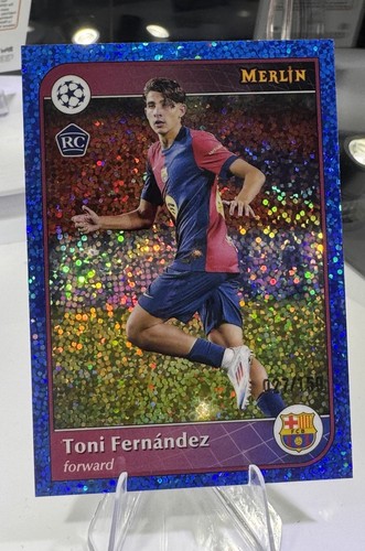Toni Fernández 2024 Topps Merlin Chrome Speckle Refractor /150