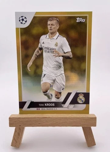 Toni Kroos 2022 Topps Chrome Gold Refractor /50