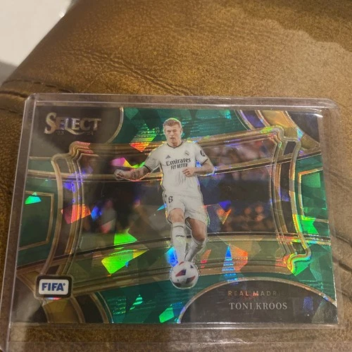 Toni Kroos 2024 Panini Select FIFA Green Cracked Ice Prizm