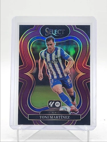 Toni Martinez 2025 Panini Select La Liga Purple Prizm /125