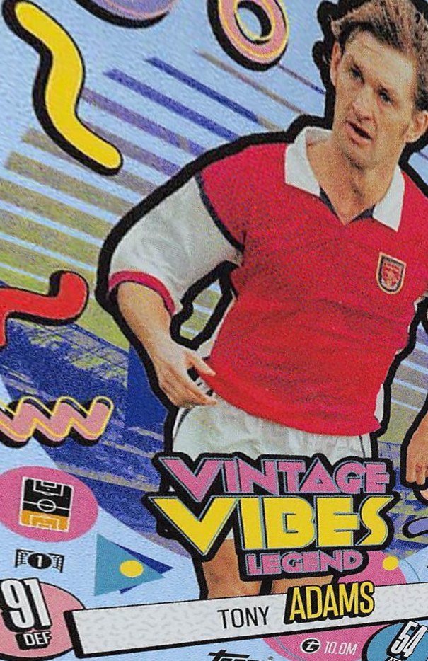 Tony Adams 2024 Topps Match Attax UEFA Club Competitions