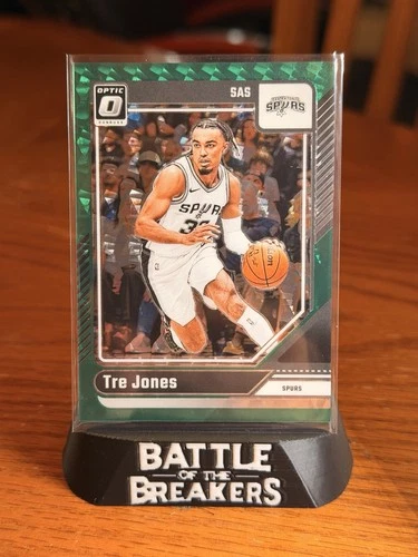 Tre Jones 2024 Panini Donruss Optic Green /14