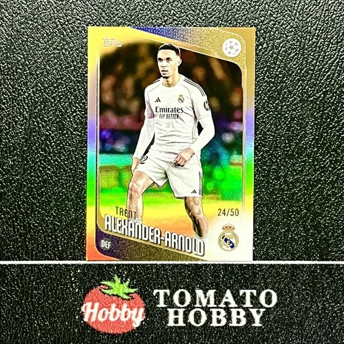 Trent Alexander-Arnold 2025 Topps Buque Insignia UEFA Gold Refractor /50