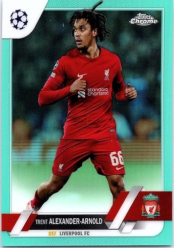Trent Alexander-Arnold 2023 Topps Chrome Aqua Refractor