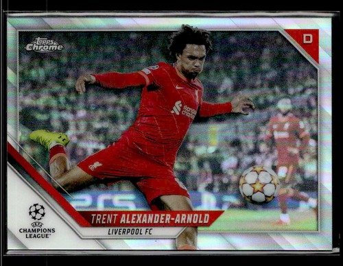 Trent Alexander-Arnold 2021 Topps Chrome Blue Refractor