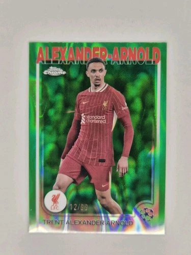 Trent Alexander-Arnold 2025 Topps Chrome Green Lava /99