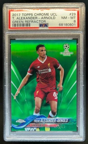 Trent Alexander-Arnold 2017 Topps Chrome Green Refractor /99