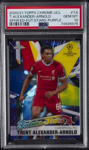 Trent Alexander-Arnold 2020 Topps Chrome Purple /25