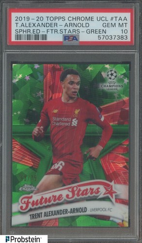 Trent Alexander-Arnold 2019 Topps Chrome Sapphire Green /75