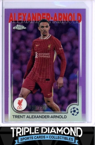 Trent Alexander-Arnold 2024 Topps Chrome Violet Refractor /299