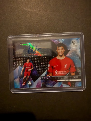 Trent Alexander-Arnold 2022 Topps Crystal Premium UEFA Black /50