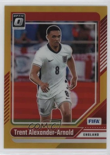 Trent Alexander-Arnold 2024 Panini Donruss FIFA Optic Gold Prizm /10