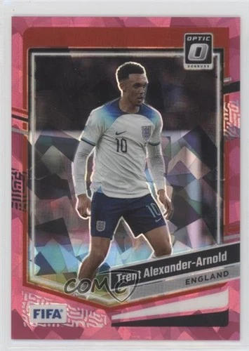 Trent Alexander-Arnold 2023 Panini Donruss FIFA Optic Pink Ice Prizm /25
