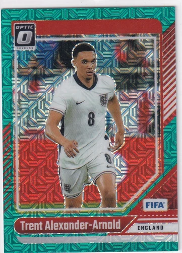 Trent Alexander-Arnold 2024 Panini Donruss Optic Aqua Mojo /25