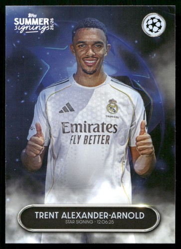 Trent Alexander-Arnold 2025 Topps Fichajes de Verano Fútbol UCL