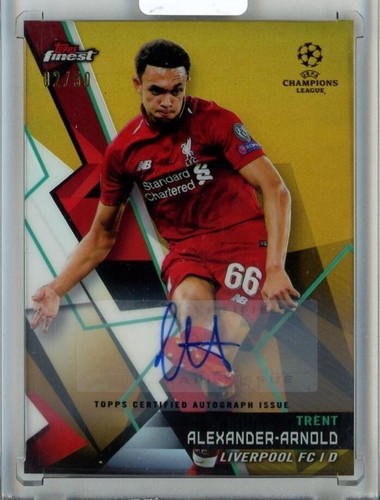 Trent Alexander-Arnold 2018 Topps Finest Gold Refractor /50