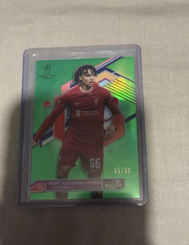 Trent Alexander-Arnold 2022 Topps Finest Green /99