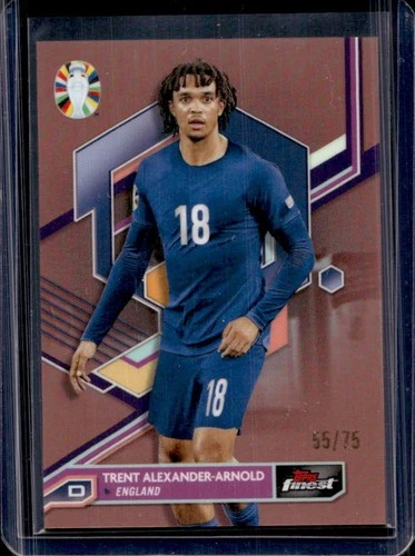 Trent Alexander-Arnold 2023 Topps Finest Rose Gold Refractor /75