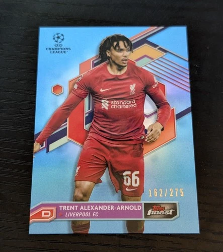 Trent Alexander-Arnold 2023 Topps Finest Sky Blue Refractor /275