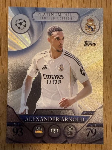 Trent Alexander-Arnold 2025 Topps MatchAttax Champions League Platinum