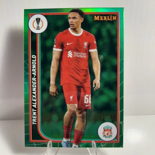 Trent Alexander-Arnold 2023 Topps Merlin Chrome Green Refractor /99