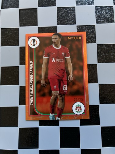 Trent Alexander-Arnold 2023 Topps Merlin Chrome Naranja /25