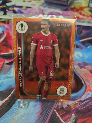 Trent Alexander-Arnold 2024 Topps Merlin Chrome Orange /25