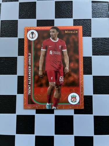 Trent Alexander-Arnold 2023 Topps Merlin Chrome Orange /25