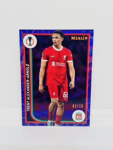 Trent Alexander-Arnold 2023 Topps Merlin Chrome Purple Wave Refractor /15