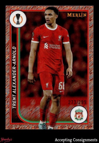 Trent Alexander-Arnold 2023 Panini Merlin Chrome Rose Gold Shimmer /299
