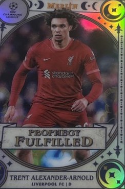 Trent Alexander-Arnold 2021 Panini Merlin Chrome UEFA PF-4