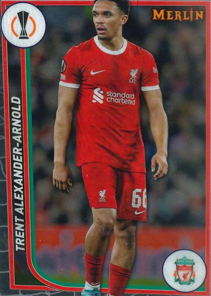 Trent Alexander Arnold 2023 Topps Merlin UEFA Club Competitions