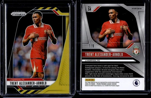 Trent Alexander-Arnold 2024 Panini Prizm Black Gold /8