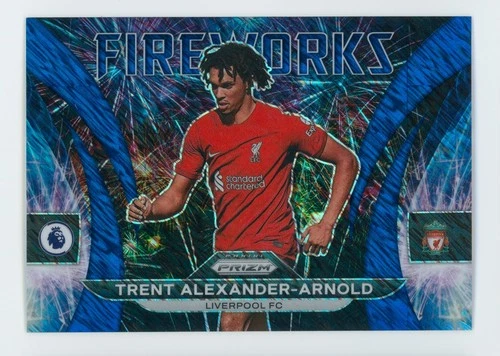 Trent Alexander-Arnold 2023 Panini Prizm Blue Shimmer /8
