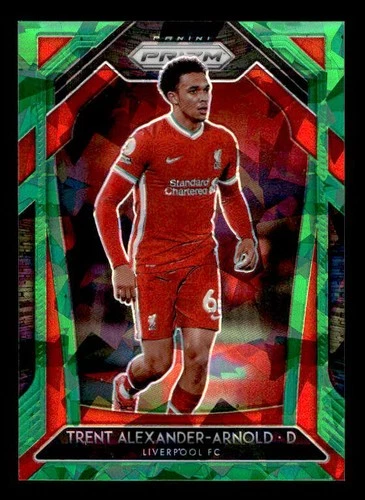 Trent Alexander-Arnold 2021 Panini Prizm Green Ice /49