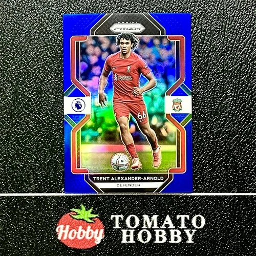Trent Alexander-Arnold 2022 Panini Prizm Premier League Blue Refractor /175