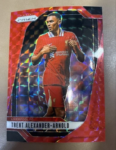 Trent Alexander-Arnold 2024 Panini Prizm Premier League Red Mosaic
