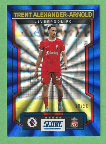 Trent Alexander-Arnold 2023 Panini Score Blue Lasers /50