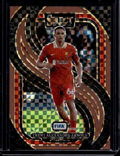 Trent Alexander-Arnold 2024 Panini Select FIFA Bronze Checker /75