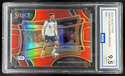 Trent Alexander-Arnold 2023 Panini Select FIFA Field Red Prizm #222