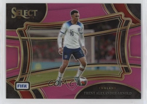Trent Alexander-Arnold 2023 Panini Select FIFA Pink Prizm /75