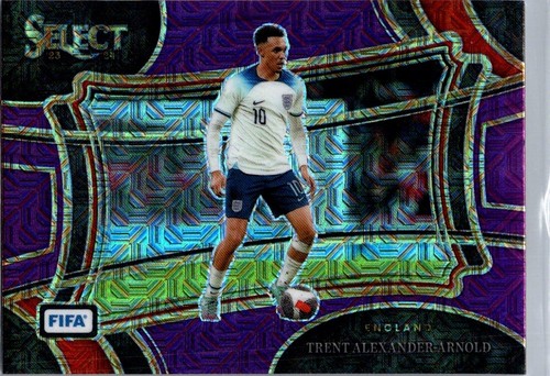 Trent Alexander-Arnold 2024 Panini Select FIFA Purple Mojo #222
