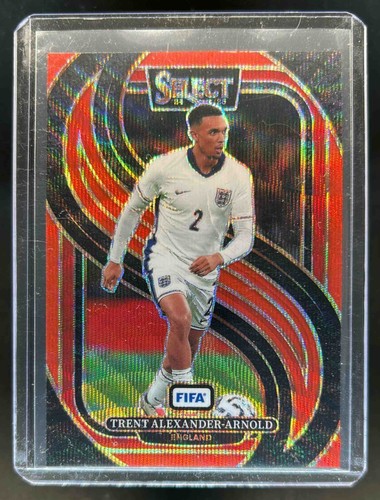Trent Alexander-Arnold 2024 Panini Select FIFA Red Wave /59
