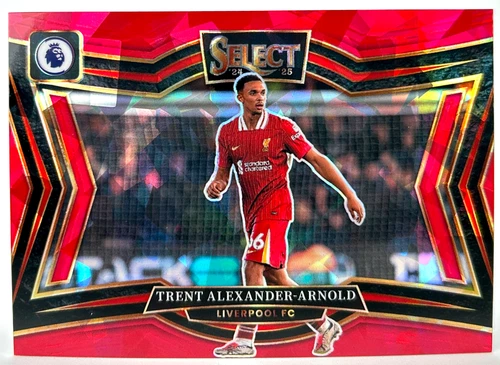 Trent Alexander-Arnold 2024 Panini Select Red Ice Prizm
