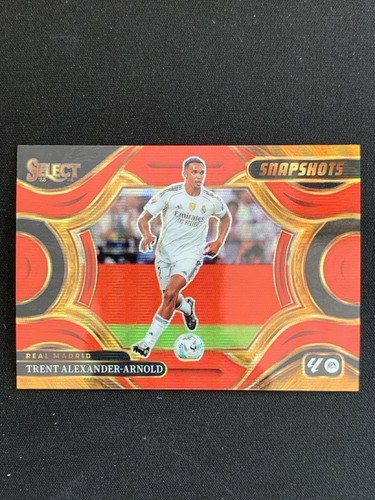 Trent Alexander-Arnold 2025 Panini Select Red Wave 23/49