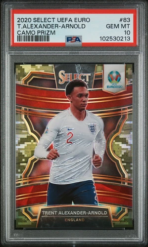 Trent Alexander-Arnold 2020 Panini Select UEFA Euro Camo Prizm /60