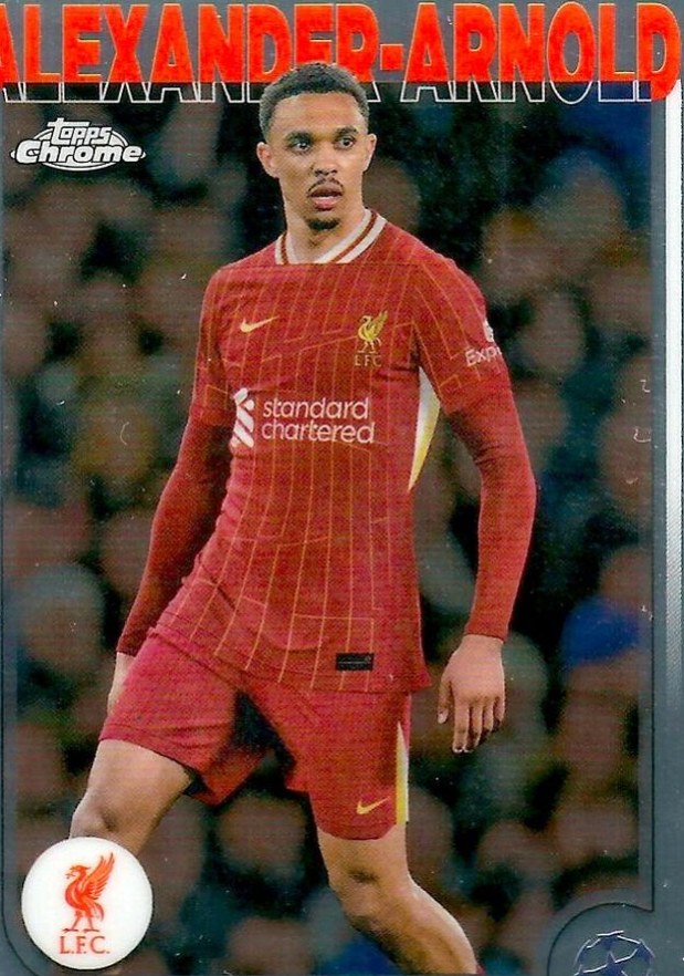 Trent Alexander Arnold 2024 Topps Chrome UEFA Club Competitions