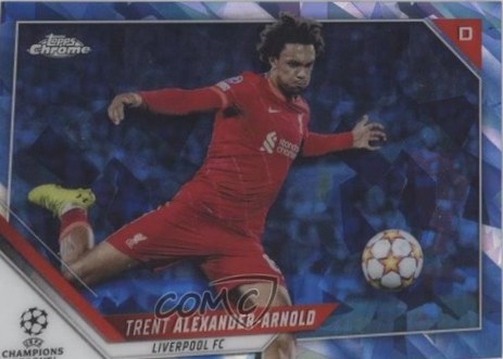 Trent Alexander-Arnold 2021 Topps Cromo UCL Sapphire Edition /6